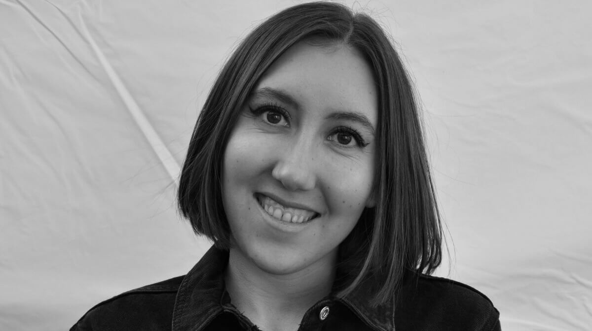 Headshot of Sarah Barnes in black and white
