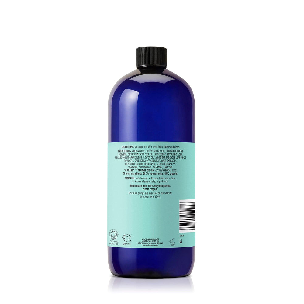 Neal's Yard Remedies Bodycare Geranium & Orange Shower Gel 950ml
