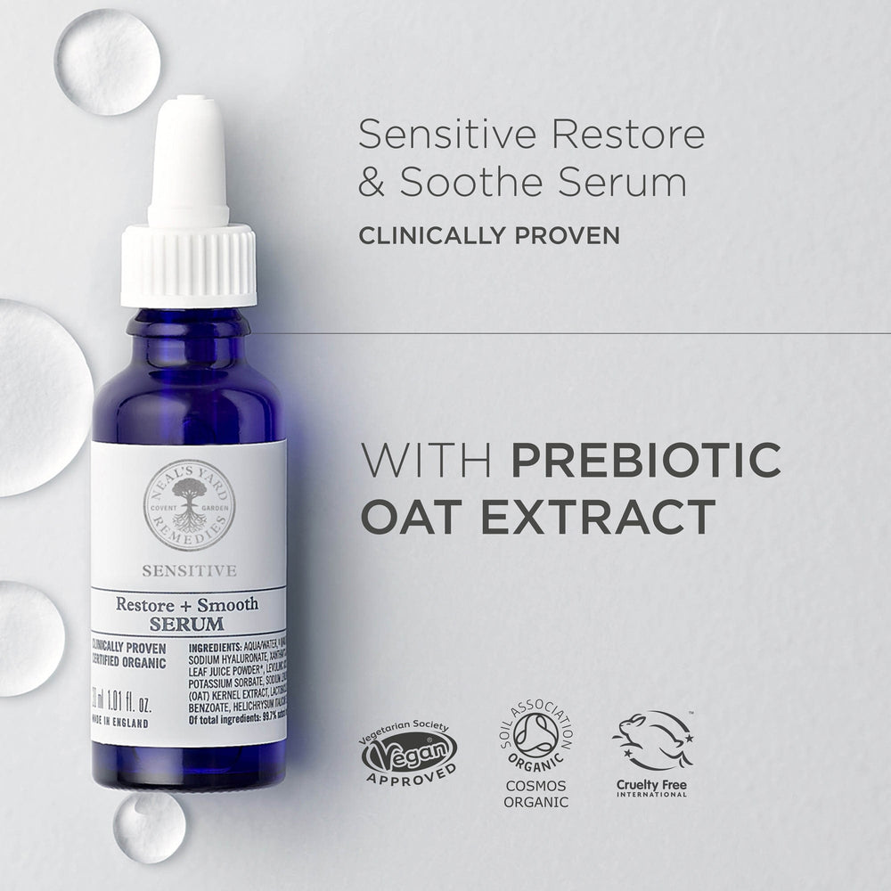 Neal's Yard Remedies Skincare Sensitive Restore & Smooth Serum 30ml