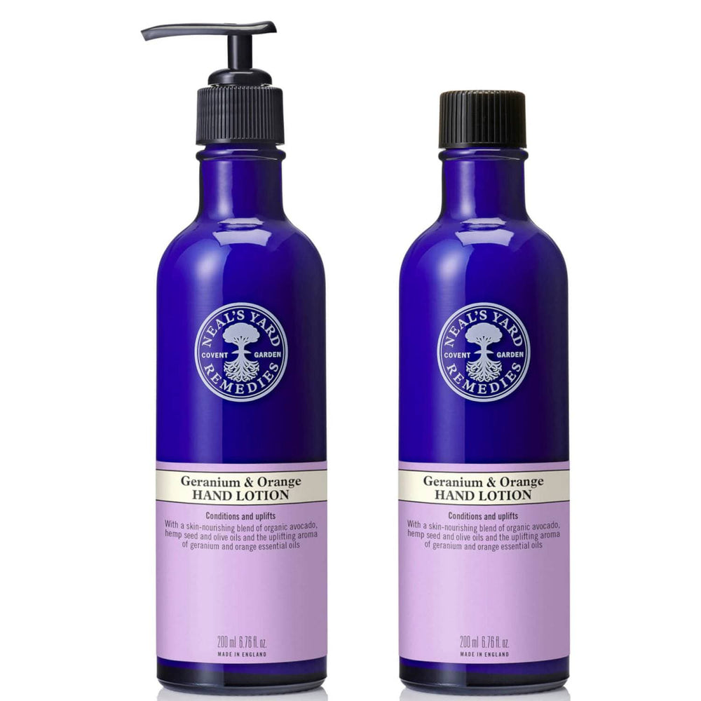 Neal's Yard Remedies Bundles Garden Mint & Bergamot Hand Lotion 200ml Reduce & Reuse Duo