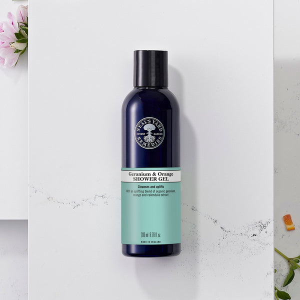 Neal's Yard Remedies Geranium & Orange Shower Gel 200ml