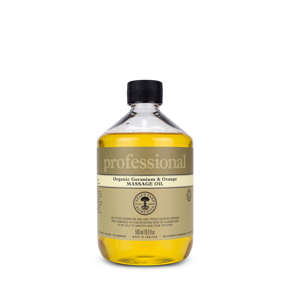 Neal's Yard Remedies Professional Range Geranium and Orange Massage Oil 500ml